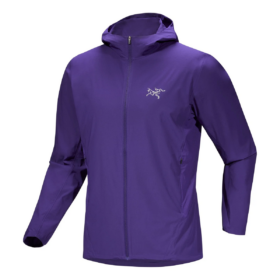 Chaqueta con capucha híbrida Incendo «Purple»