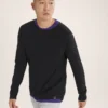 Jersey de cuello redondo Hallam de lana merino para hombre