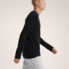 Jersey de cuello redondo Hallam de lana merino para hombre