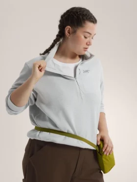 Olera Zip Neck para mujer