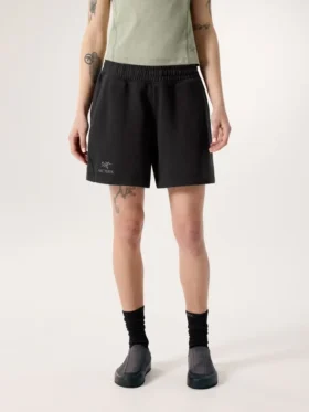 Pantalón corto de forros polares Emblem de 6" para mujer