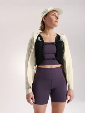 Pantalón corto utilitario de talle alto Essent de 6″ para mujer