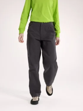 Pantalones de algodón Clarkia de pierna ancha para mujer