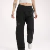 Pantalones de jogging de forros polares con emblema para mujer