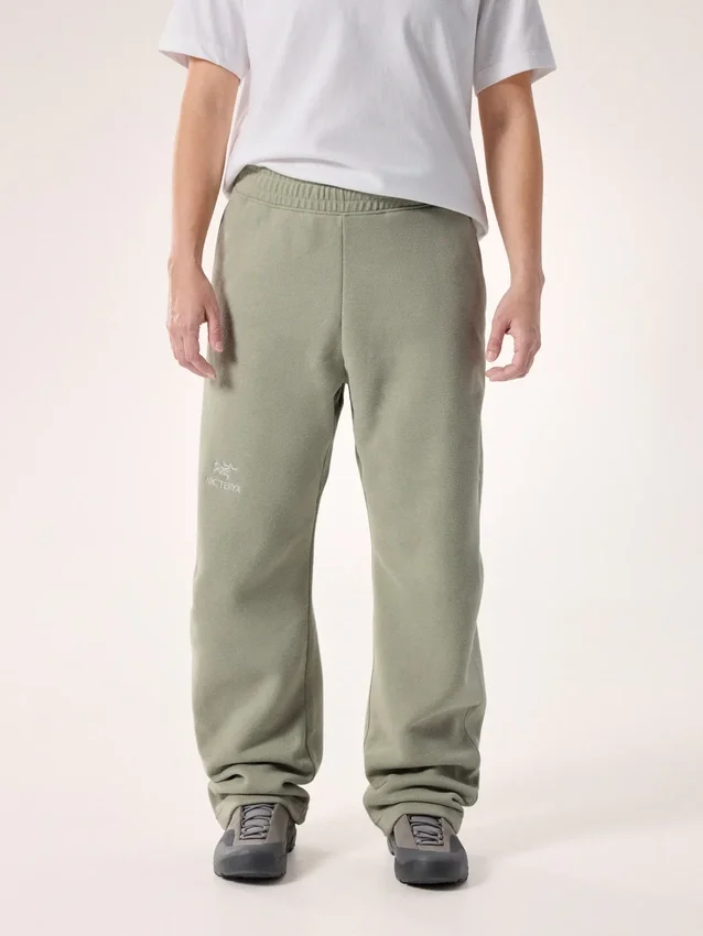 Pantalones de jogging de forros polares con emblema para mujer