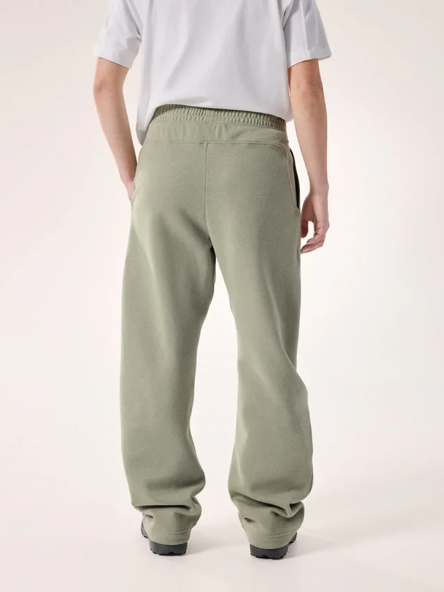Pantalones de jogging de forros polares con emblema para mujer