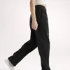 Pantalones de jogging de forros polares con emblema para mujer