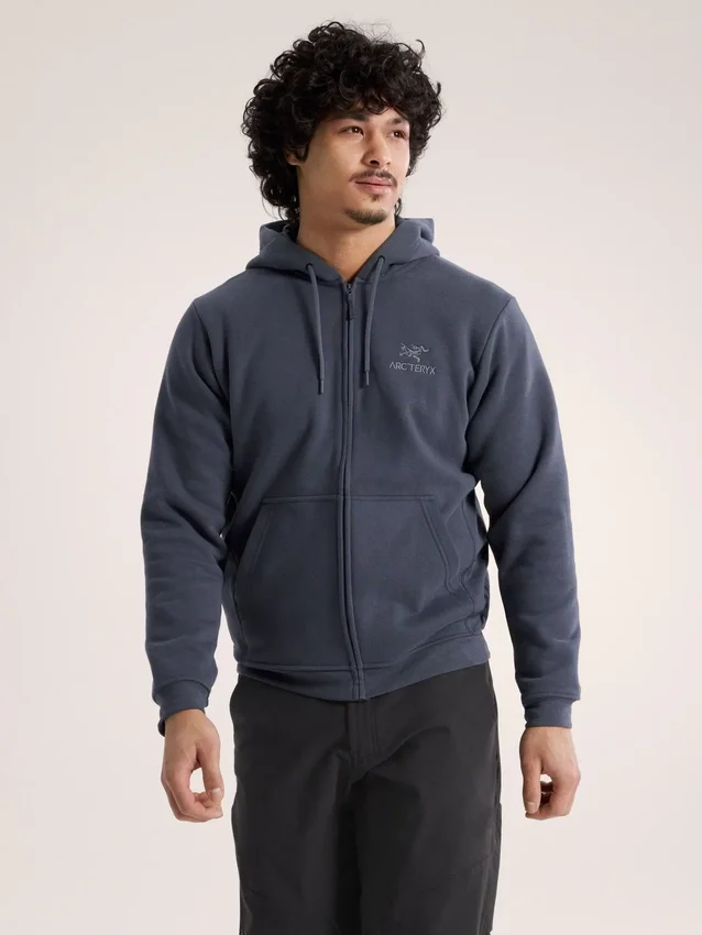 Sudadera con capucha y cremallera completa Emblem Forros polares para hombre