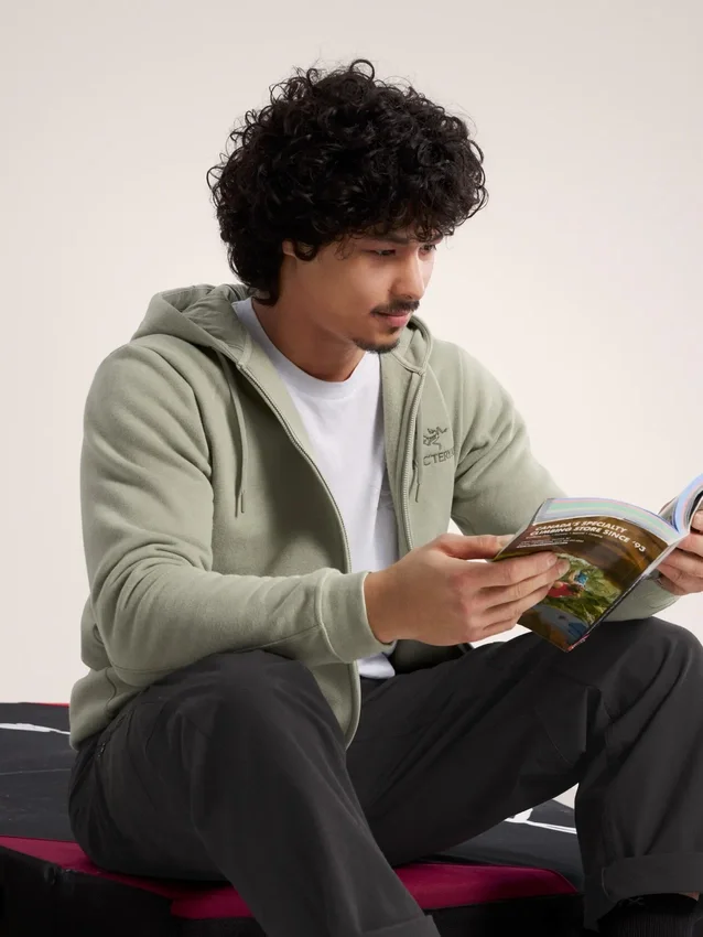 Sudadera con capucha y cremallera completa Emblem Forros polares para hombre