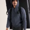 Sudadera con capucha y cremallera completa Emblem Forros polares para hombre