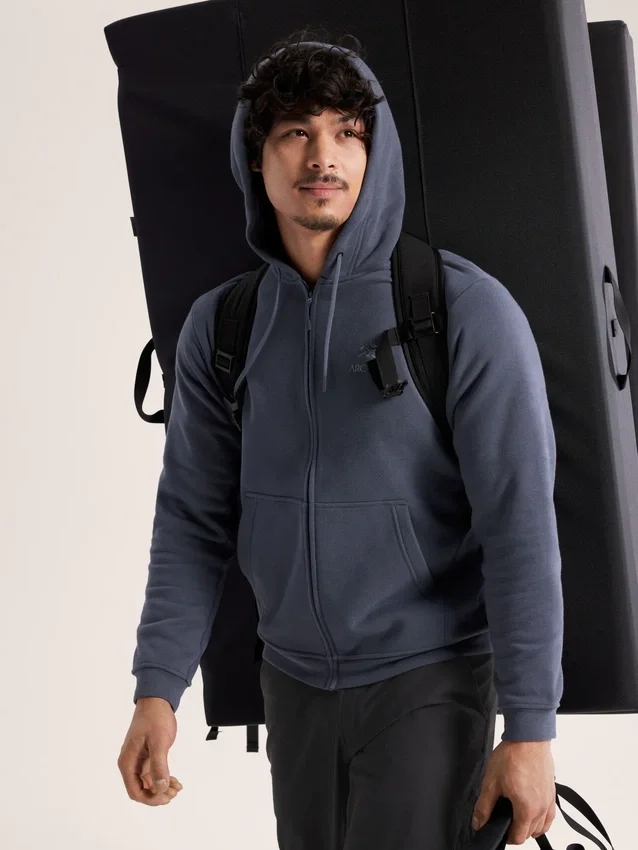 Sudadera con capucha y cremallera completa Emblem Forros polares para hombre