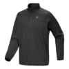 Top Delta con cuello de media cremallera «Negro»