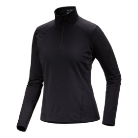 Top Rho con cuello con cremallera «Negro»