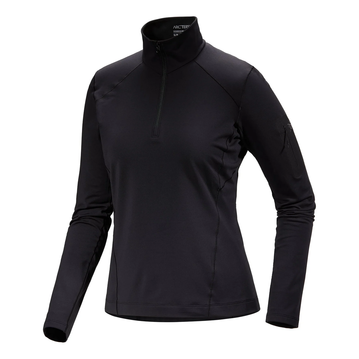Top Rho con cuello con cremallera «Negro»